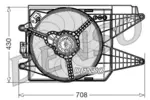 Wentylator chłodnicy silnika DENSO DER09049