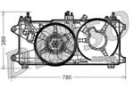 Wentylator chłodnicy silnika DENSO DER09084