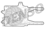 Wentylator chłodnicy silnika DENSO DER09245