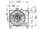 Wentylator chłodnicy silnika DENSO DER16002
