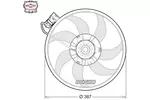 Wentylator chłodnicy silnika DENSO DER20017