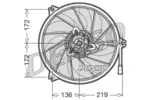 Wentylator chłodnicy silnika DENSO DER21007