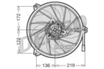 Wentylator chłodnicy silnika DENSO DER21008