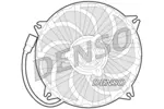 Wentylator chłodnicy silnika DENSO DER21016