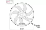 Wentylator chłodnicy silnika DENSO DER32014