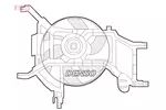 Wentylator chłodnicy silnika DENSO DER37002