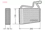 Parownik klimatyzacji DENSO DEV08001