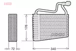 Parownik klimatyzacji DENSO DEV08002