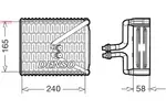 Parownik klimatyzacji DENSO DEV09080