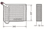 Parownik klimatyzacji DENSO DEV33004