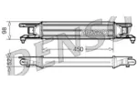 Chłodnica powietrza doładowującego - intercooler DENSO DIT01001