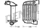 Chłodnica powietrza doładowującego - intercooler DENSO DIT02003