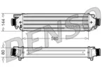 Chłodnica powietrza doładowującego - intercooler DENSO DIT09108