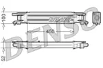Chłodnica powietrza doładowującego - intercooler DENSO DIT20001