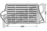 Chłodnica powietrza doładowującego - intercooler DENSO DIT23001