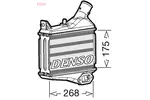 Chłodnica powietrza doładowującego - intercooler DENSO DIT40011