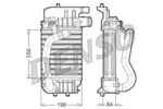 Chłodnica powietrza doładowującego - intercooler DENSO DIT50004