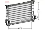 Chłodnica powietrza doładowującego - intercooler DENSO DIT50011
