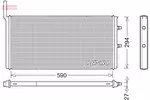 Chłodnica wody DENSO DRM05009