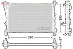 Chłodnica wody DENSO DRM09167