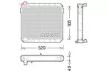 Chłodnica wody DENSO DRM10110