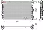 Chłodnica, układ chłodzenia silnika DENSO DRM10112