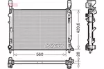 Chłodnica wody DENSO DRM23036