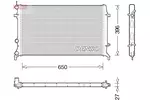 Chłodnica wody DENSO DRM32043