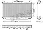Chłodnica wody DENSO DRM40001