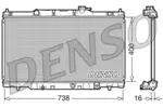 Chłodnica wody DENSO DRM40011