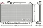 Chłodnica wody DENSO DRM40105