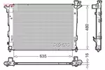 Chłodnica wody DENSO DRM41006