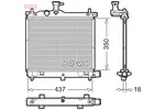 Chłodnica wody DENSO DRM41009