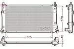 Chłodnica wody DENSO DRM44035