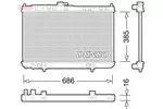 Chłodnica wody DENSO DRM46035