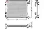 Chłodnica wody DENSO DRM46080
