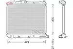 Chłodnica wody DENSO DRM47013