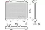 Chłodnica wody DENSO DRM47028