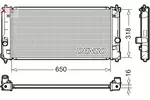 Chłodnica wody DENSO DRM50081