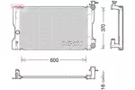 Chłodnica wody DENSO DRM50091