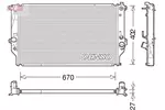 Chłodnica wody DENSO DRM50092