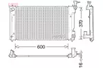 Chłodnica wody DENSO DRM50094