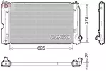 Chłodnica wody DENSO DRM50119