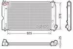 Chłodnica wody DENSO DRM50127