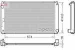Chłodnica wody DENSO DRM50149