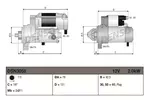Rozrusznik DENSO DSN3058