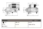 Rozrusznik DENSO DSN3086