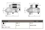 Rozrusznik DENSO DSN3126
