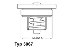 TERMOSTAT ALFA ROMEO BORGWARNER (WAHLER) 3067.83