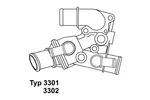 Termostat układu chłodzenia BORGWARNER (WAHLER) 3302.80D